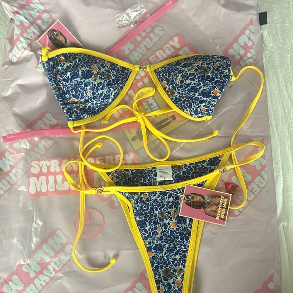 Strawberry Milk Mob Bikini